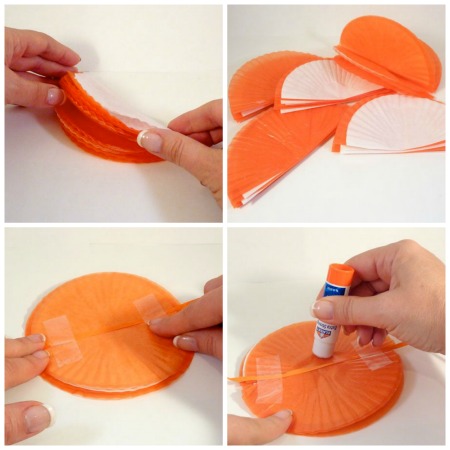 Cupcake Wrapper Pom Pom Banner Tutorial