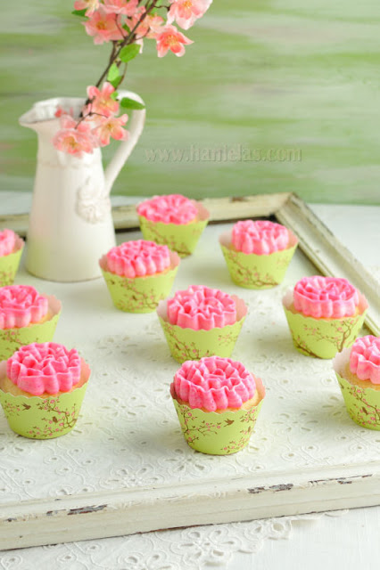 Bird cupcake wraps with vanilla cupcakes