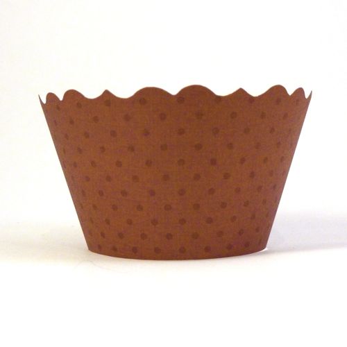 Cupcake wrappers- Chocolate (includes 12)
