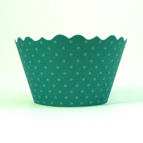 Cupcake Wrappers- Emerald Green (includes 50)