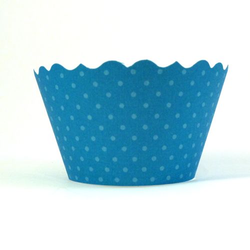 Cupcake Wrappers- Peacock Blue (includes 50)