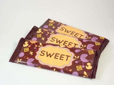 Labels Candy Bar Wraps- Baby Blocks