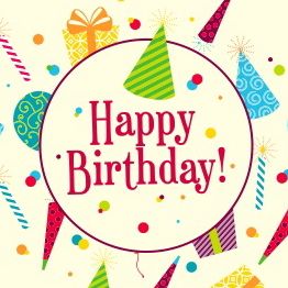 Hang Tags- Birthday Hats & Balloons