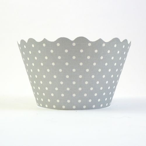 Cupcake Wrappers- Shiny Silver (includes 50)