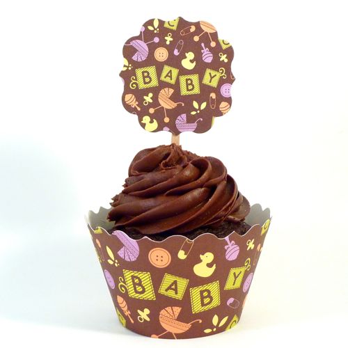 BABY Cupcake Topper (Round)