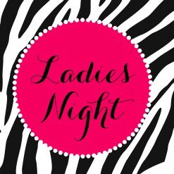Hang Tags- Zebra Print "Ladies Night"