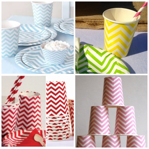 Chevron Paper Cups Chevron Paper Cups