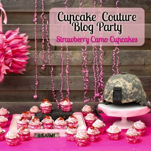 Pink Camo Cupcake Wrap Strawberry Recipe