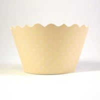 Cupcake Wrappers- Cream includes 50