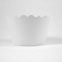 Cupcake Wrappers White (includes 12)