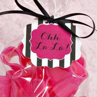 Hang Tags- Striped Black & White 