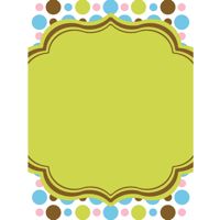 Printable Invitations 5 x 7- Polkadots