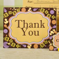 Thank You Cards- Baby Blocks