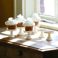 Shabby Chic Individual Cupcake Stands - Set of 6